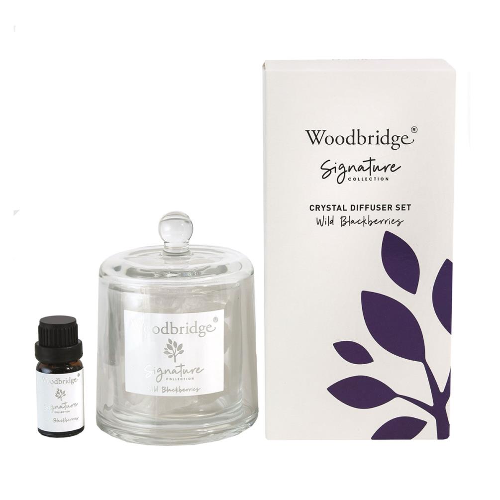 Woodbridge Wild Blackberries Crystal Oil Diffuser Set £13.49